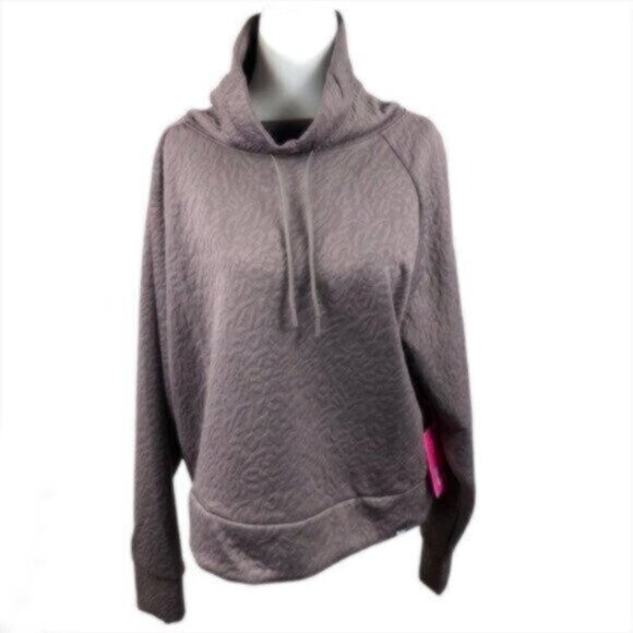 NWT Juicy Couture Sport Plum Quilted Cropped Pullover - Picture 2 of 7